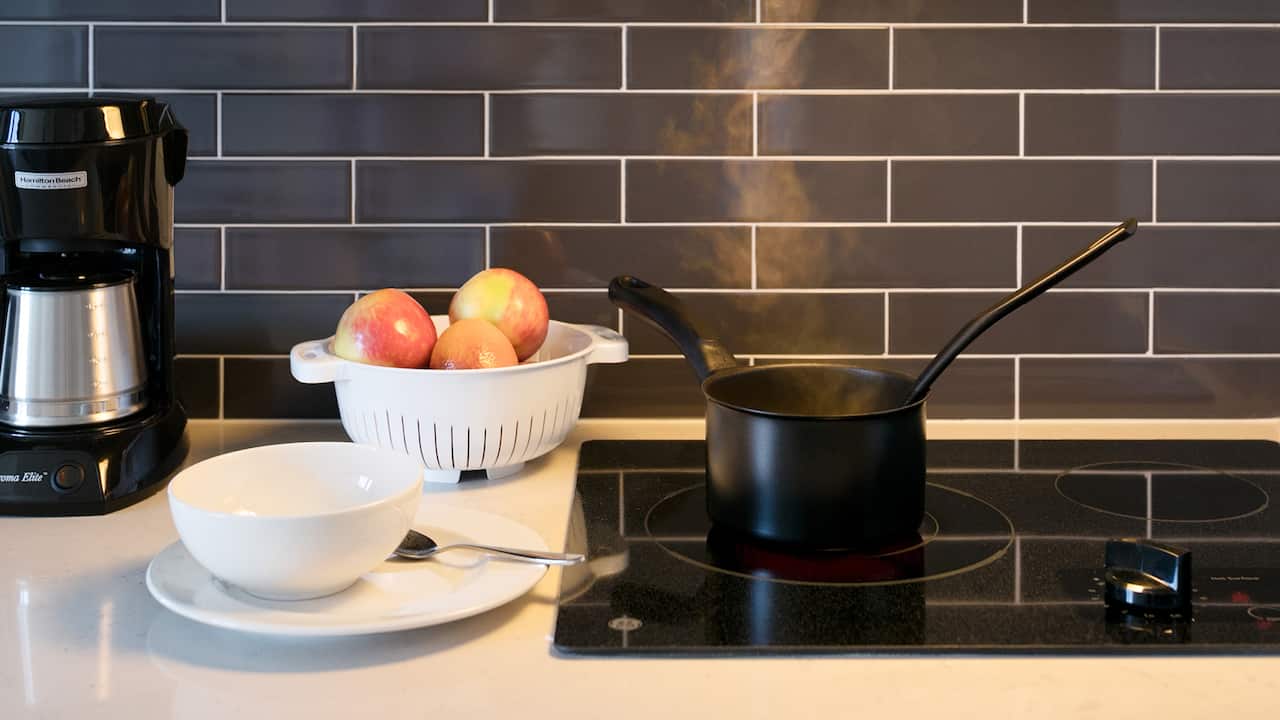 Fully Equipped Studio Kitchen