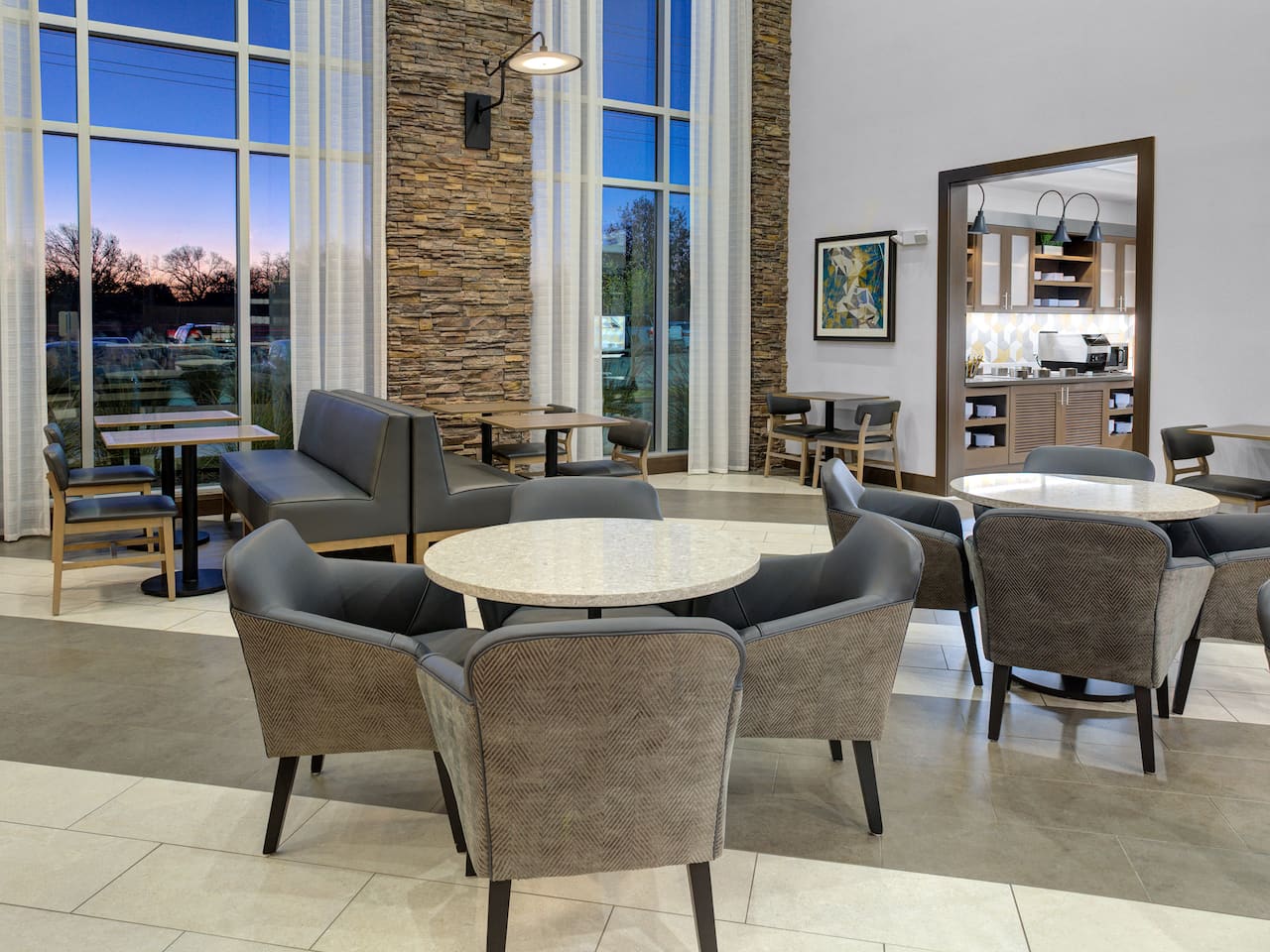 Hotel Lobby View