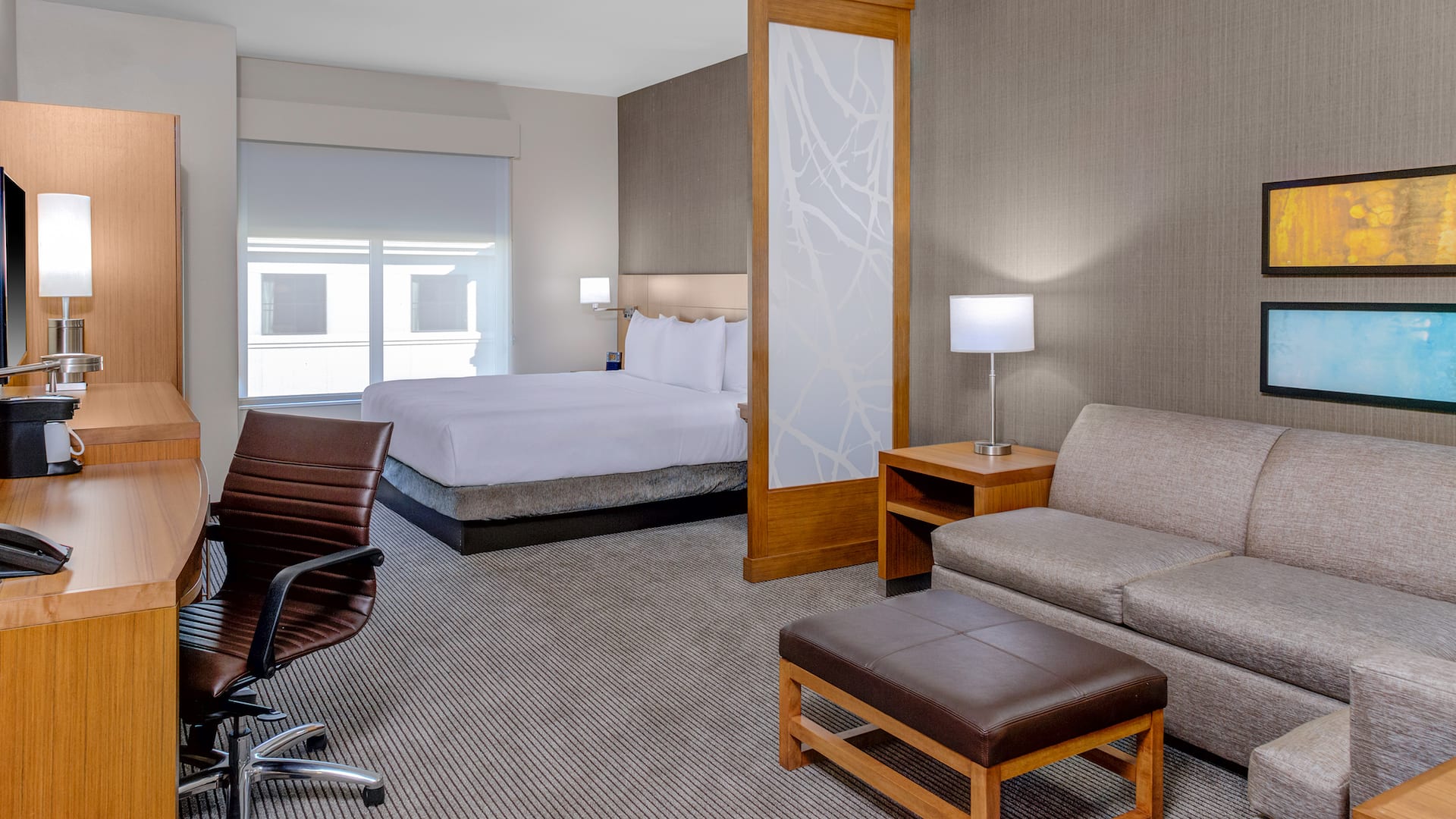 King Bed with sofa bed