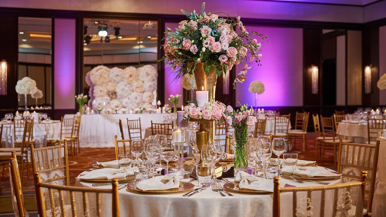 Wedding Table Setup