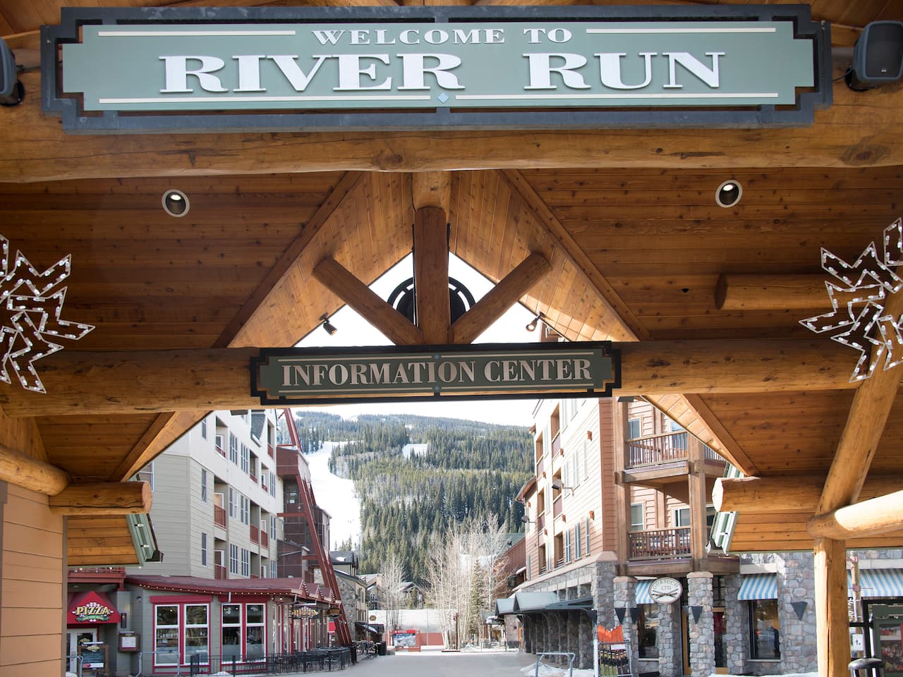 Resort entrance