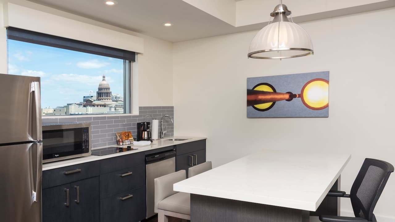 Hyatt House Austin Downtown Kitchen