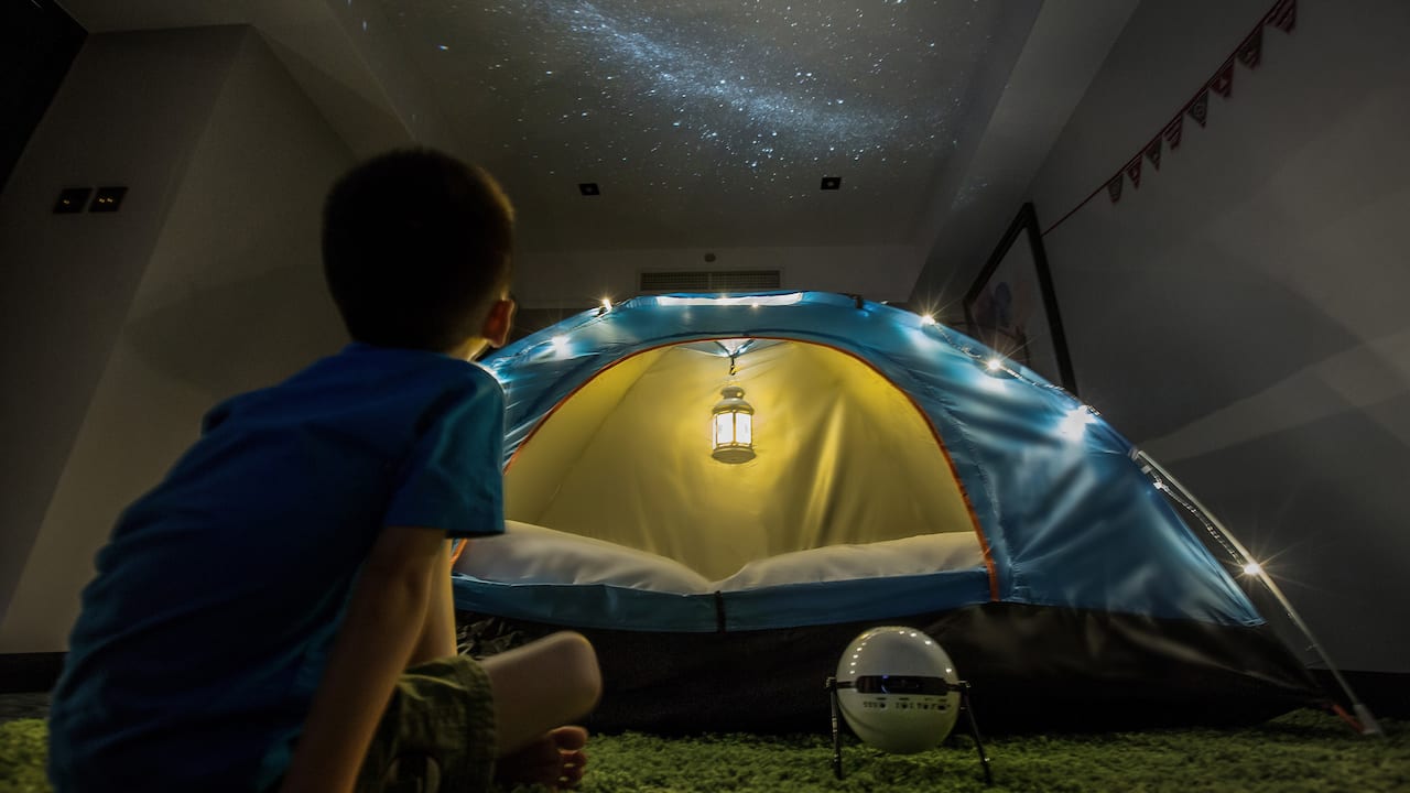 Grand Hyatt Taipei suite for kid camping 