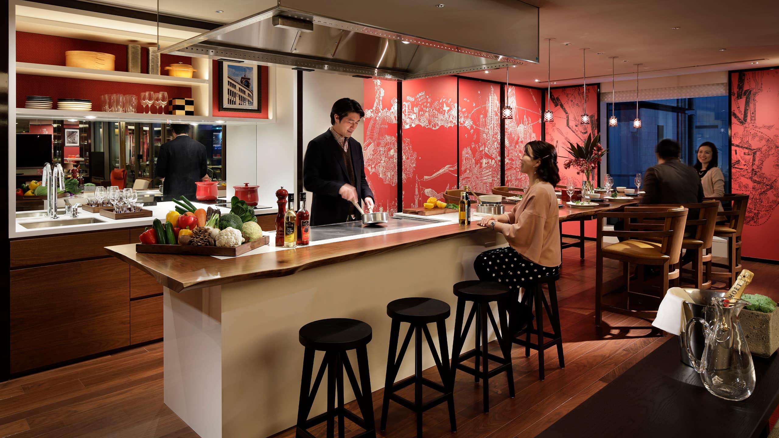 Hyatt Centric Ginza Tokyo Namiki Suite Kitchen