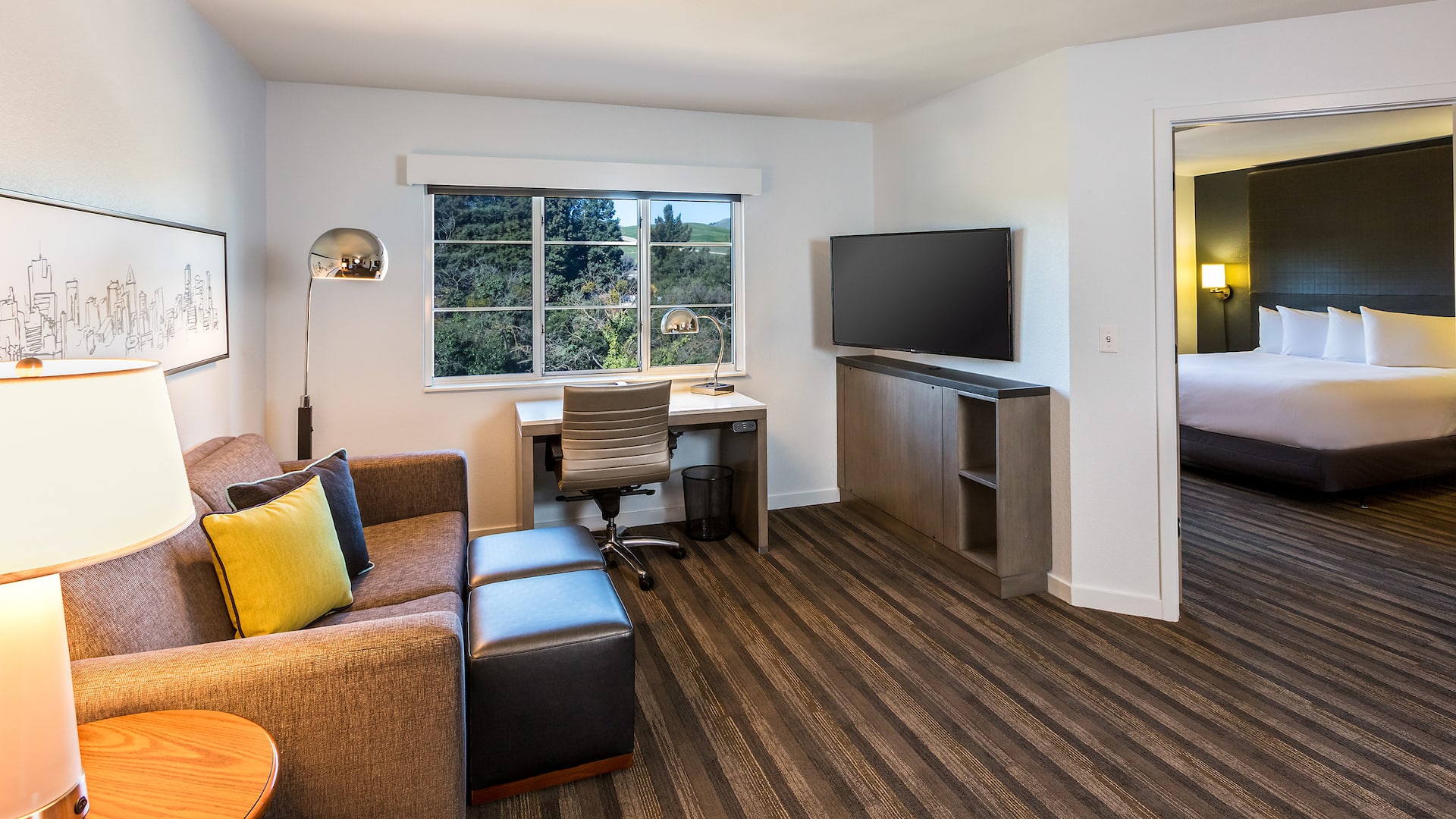 Hyatt House San Ramon Accessible One Bedroom Suite