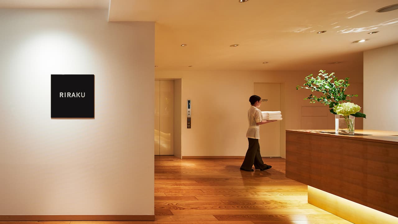 RIRAKU Spa reception