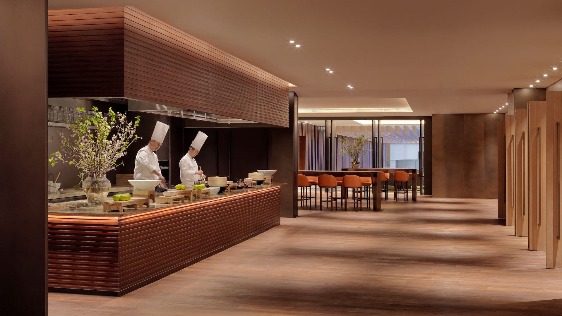 Hyatt Regency Beijing Wangjing Function Level Open Kitchen