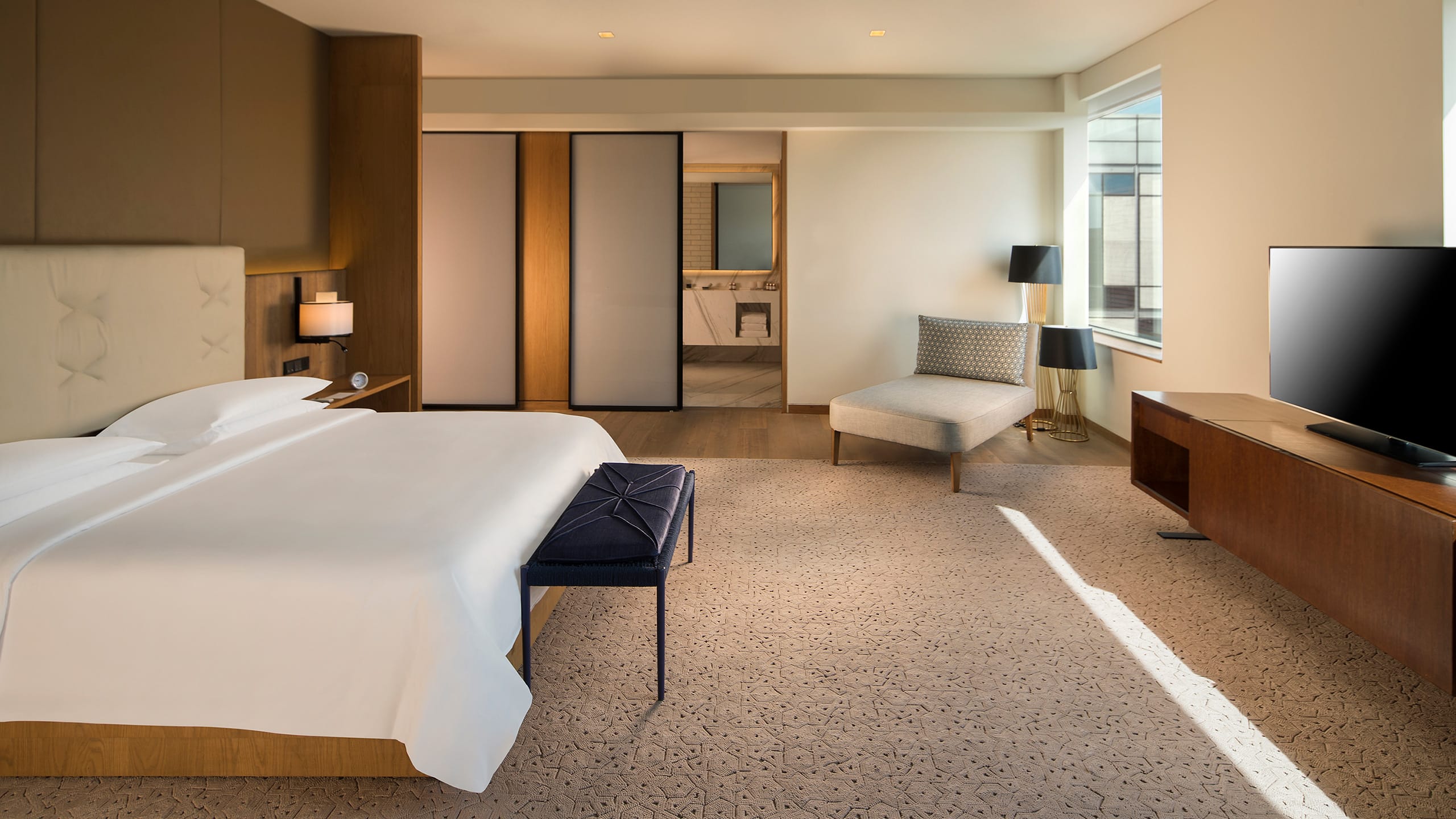 Andaz Delhi Signature Suite Master Bedroom