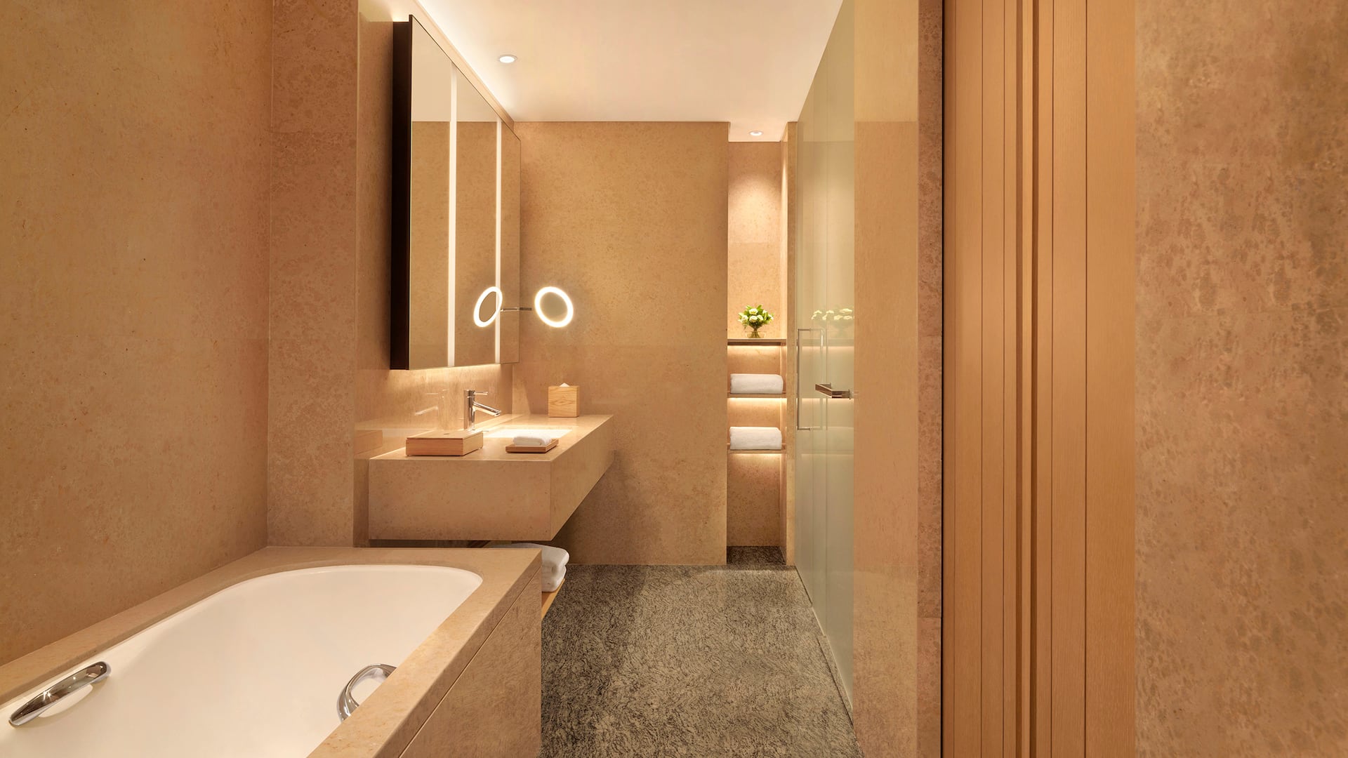 2 of 2 Hyatt Regency Beijing Wangjing Two Twin Beds Rooms Bathroom