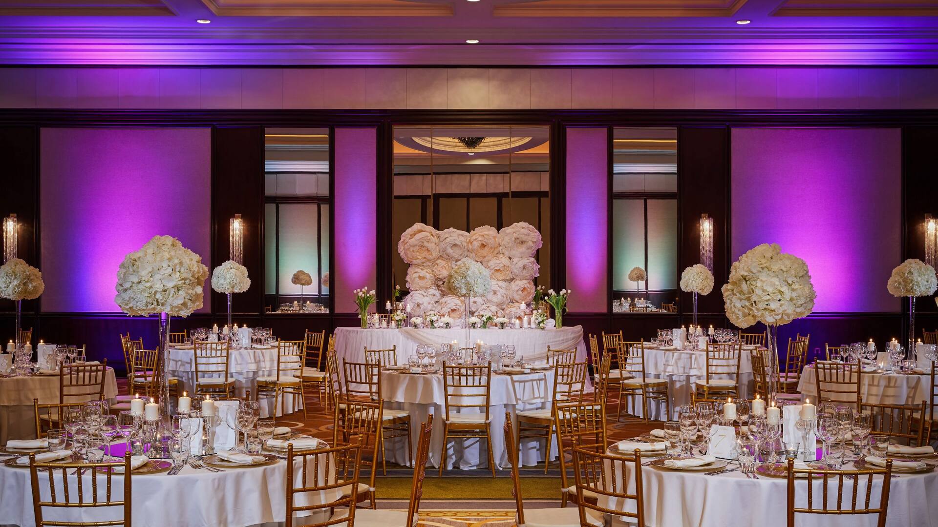 Hyatt Regency Belgrade Crystal Ballroom Wedding