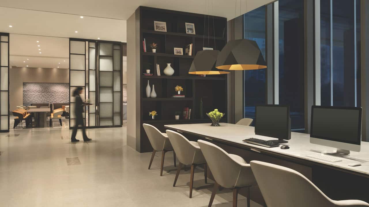 Hotel lobby