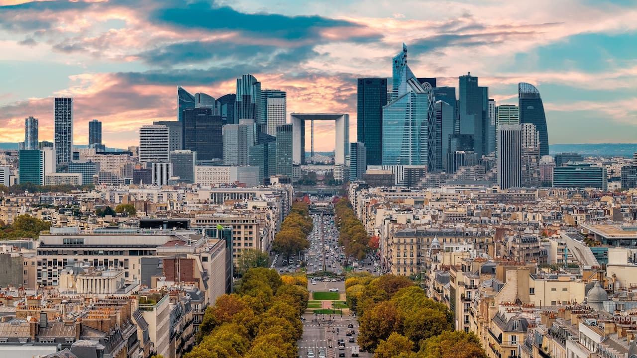 Hyatt Regency Paris Etoile Sunset La Defense