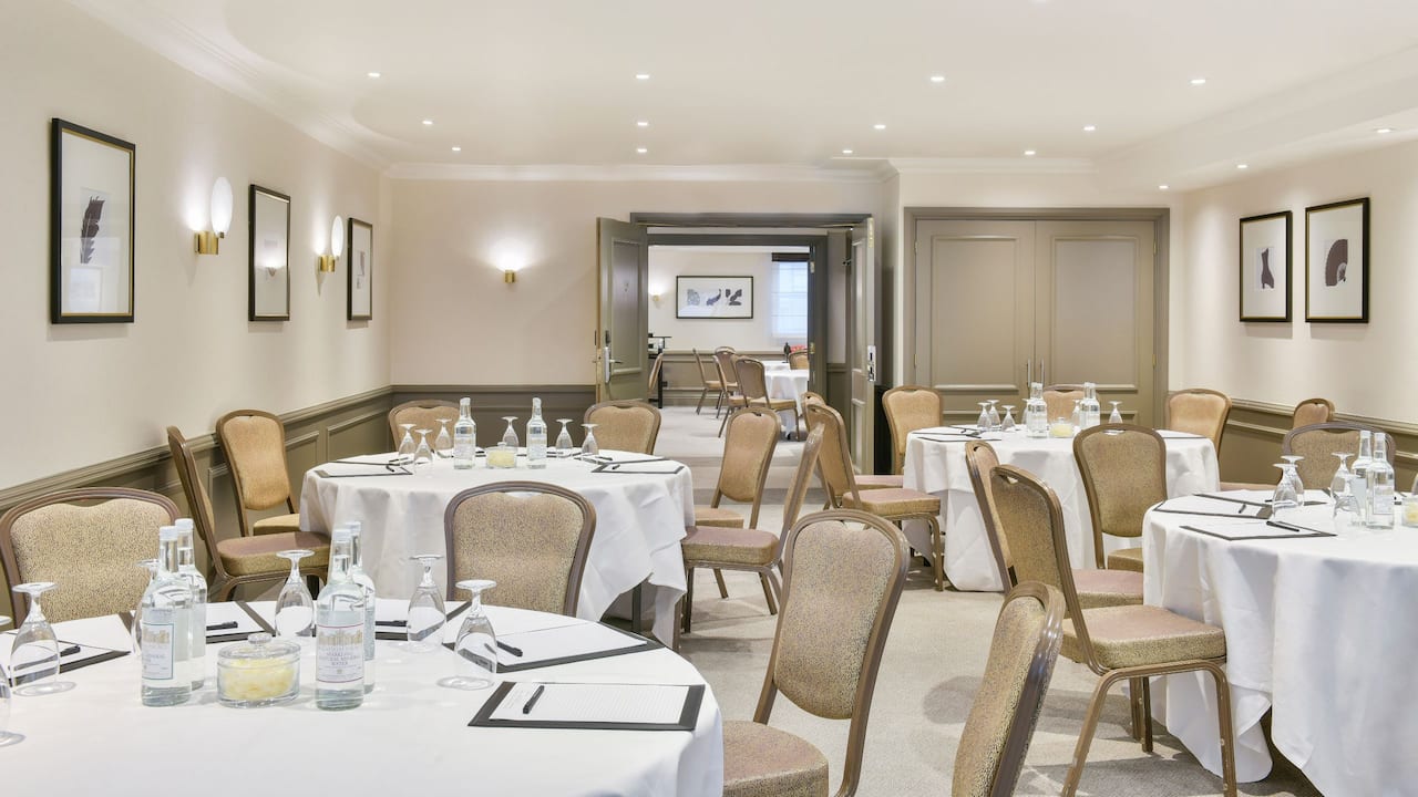Marlborough meeting room set up at Hyatt Regency London - The Churchill