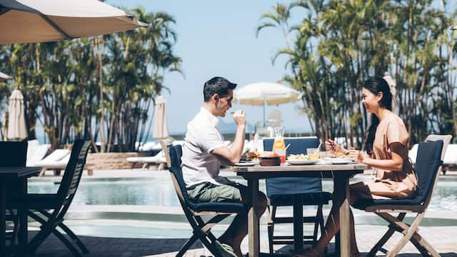 Poolside Dining