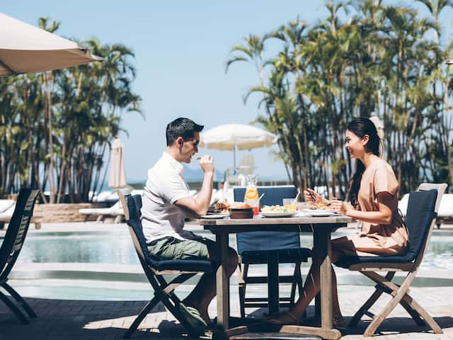 Poolside Dining