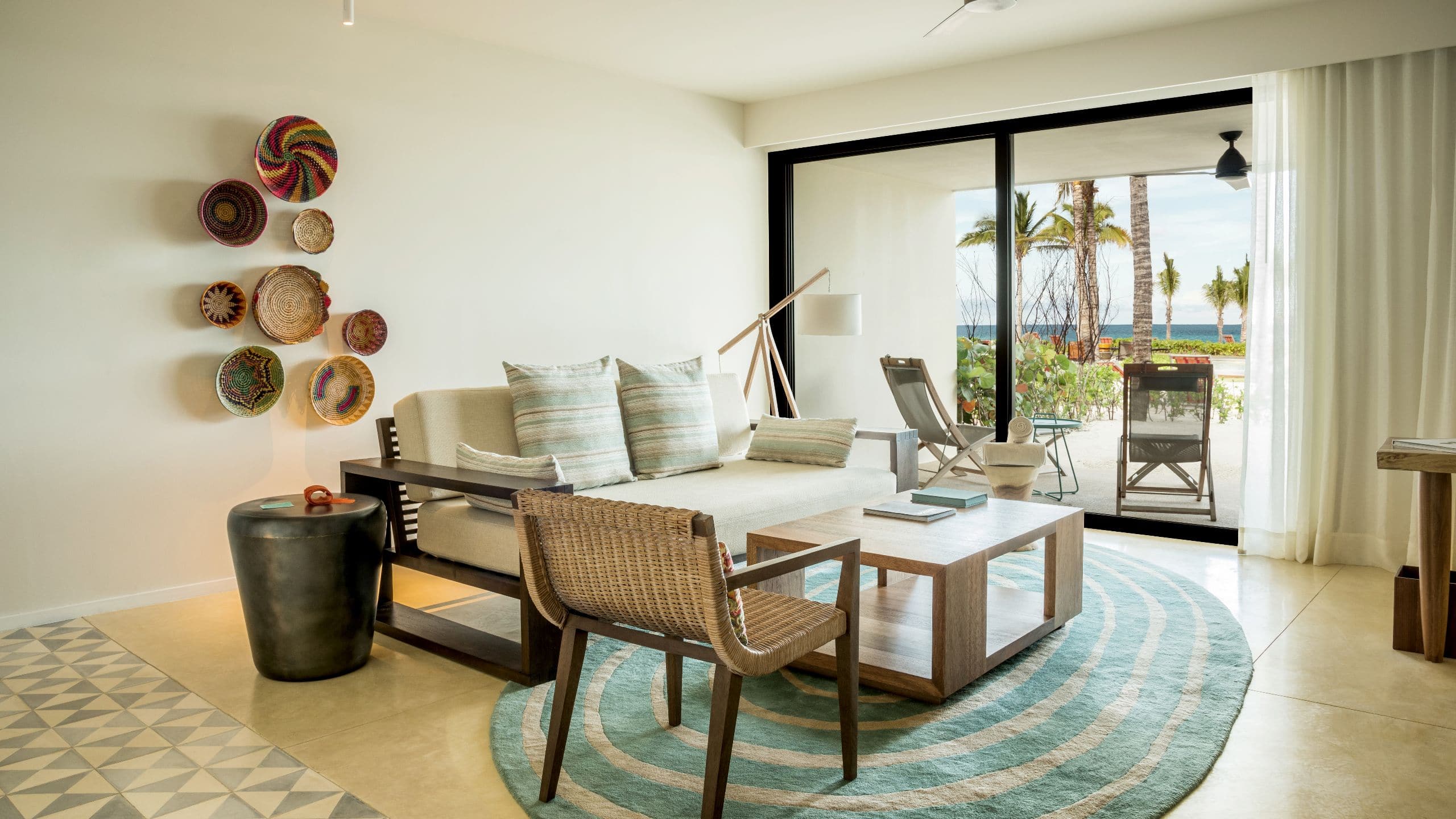 Andaz Mayakoba Resort Riviera Maya Ocean View Suite Living Room