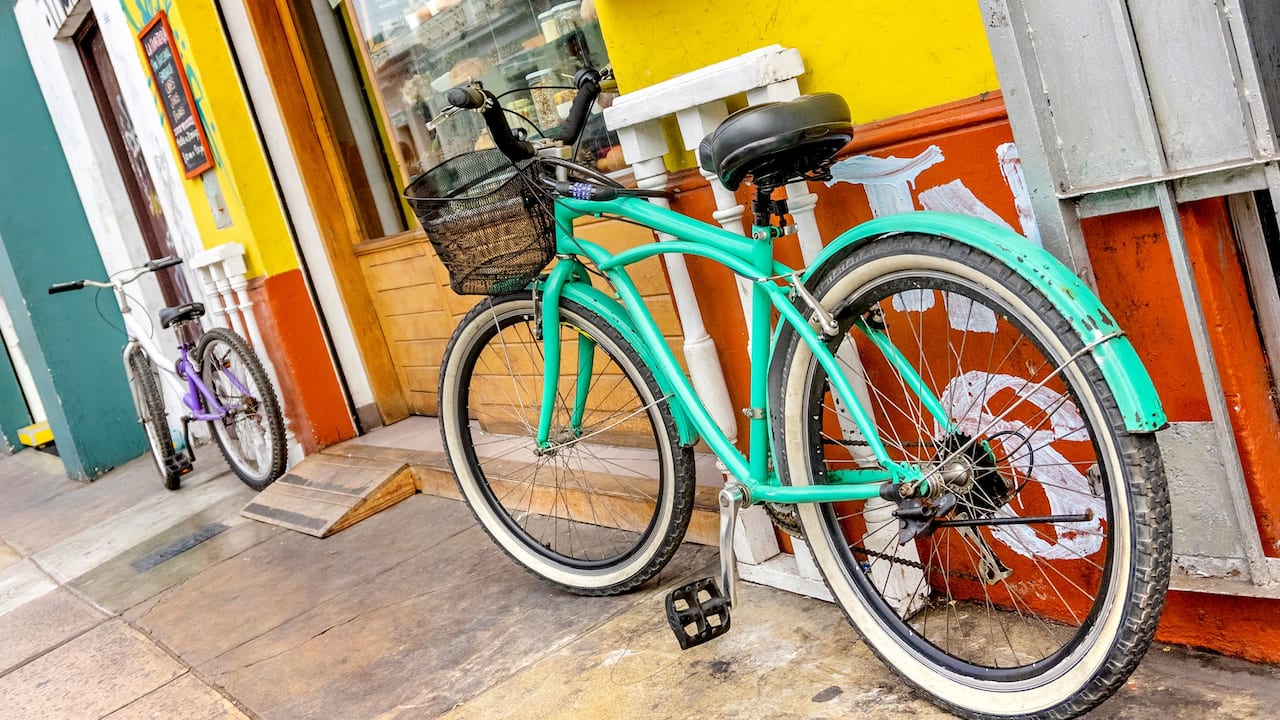 bike on street