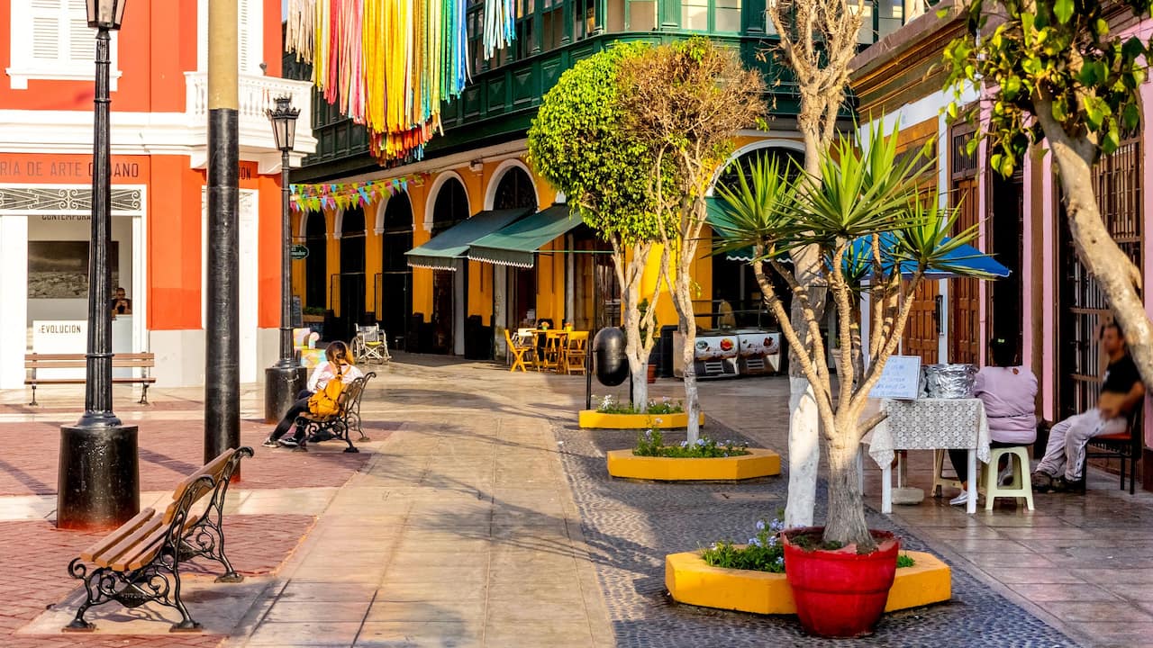 the san isidro district square is a place to visit in lima