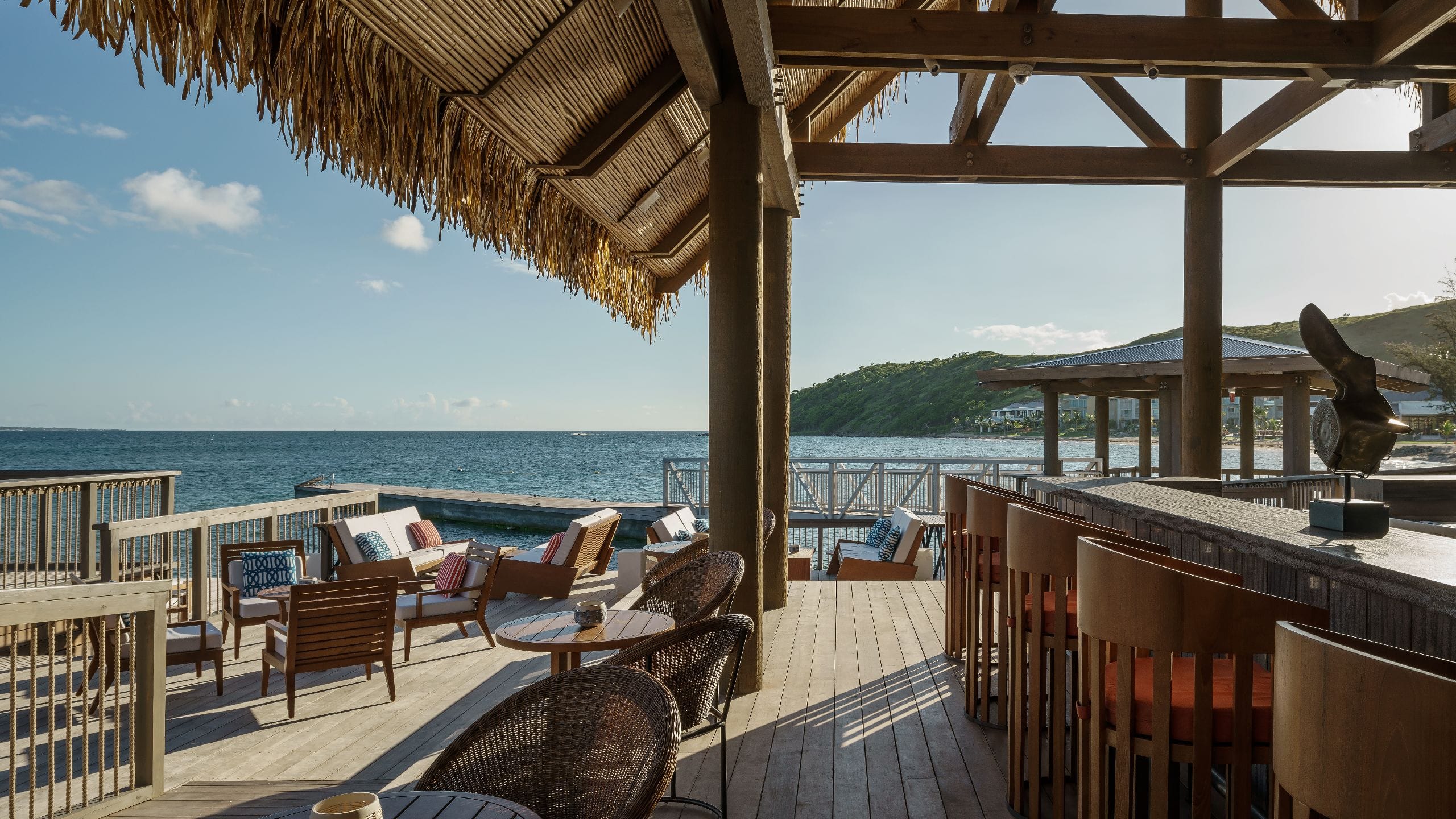 Park Hyatt St. Kitts Christophe Harbour Balcony Fishermans Village Bar