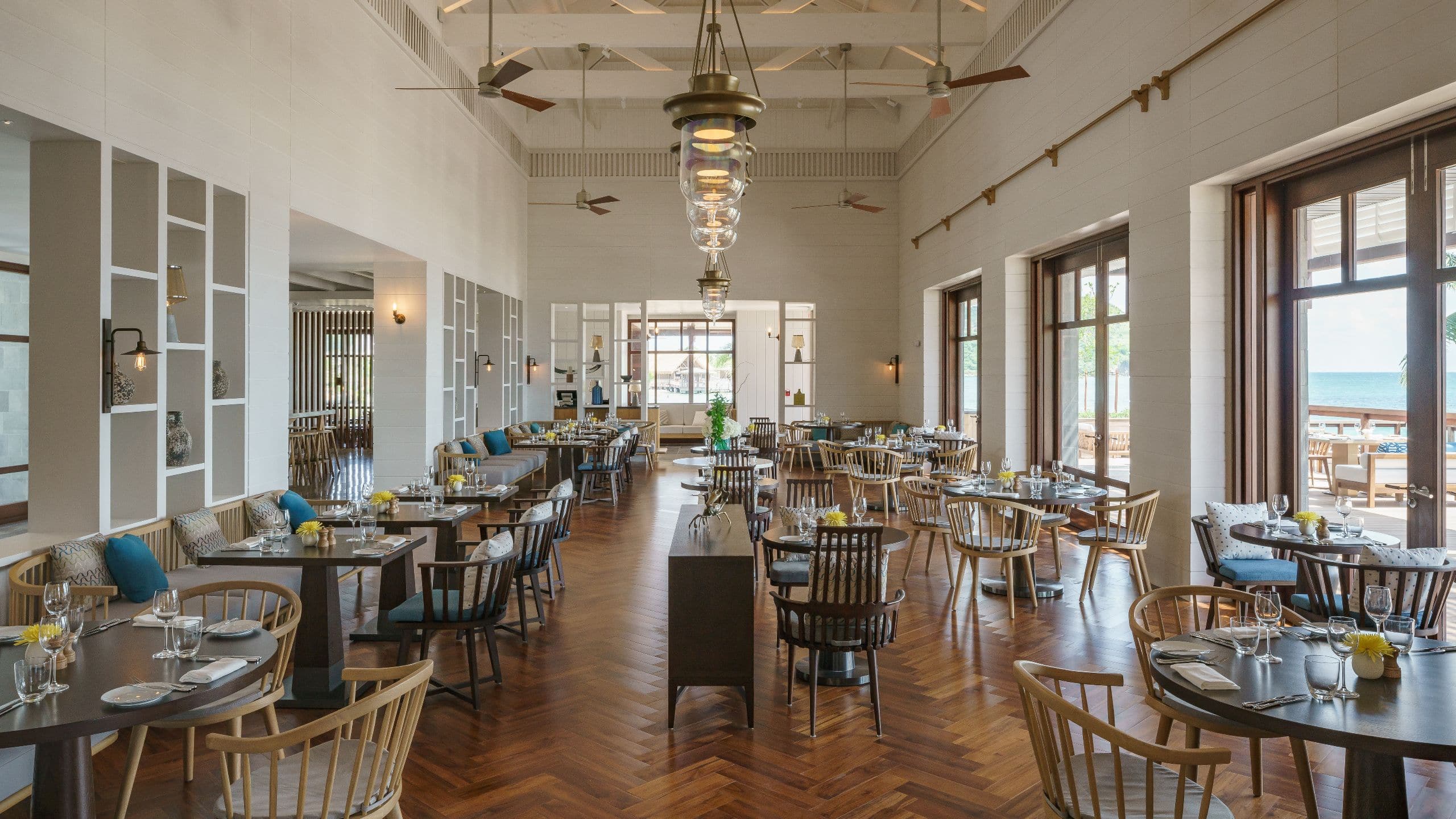 Park Hyatt St. Kitts Christophe Harbour The Great House Dining Inside