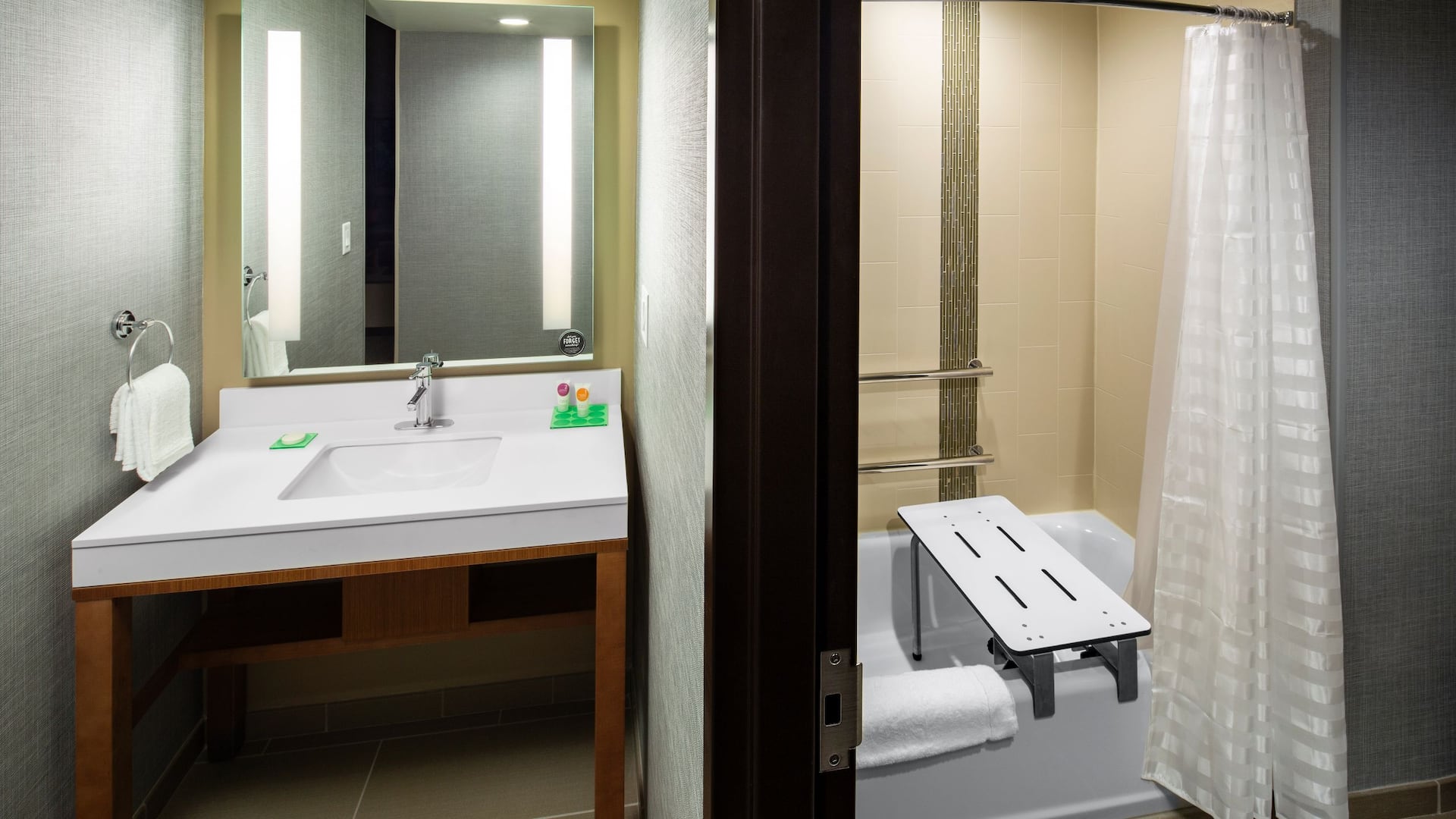2/3 Hyatt Place Sumter / Downtown ADA Bathroom