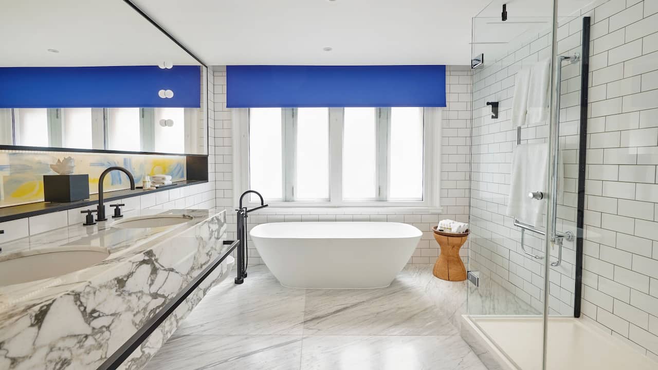 RED Suite Bathroom | Andaz London Liverpool Street