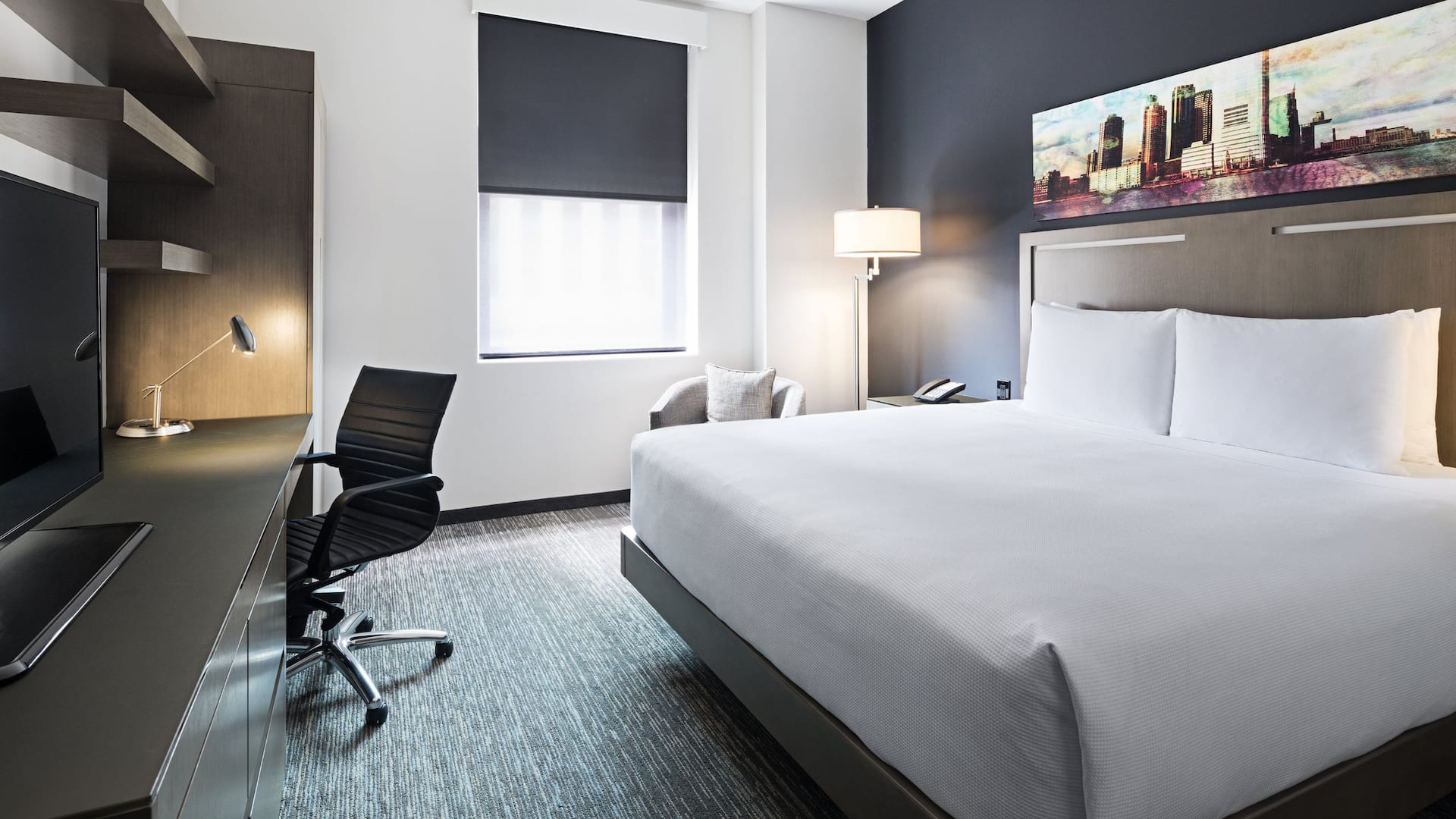 Hyatt House Jersey City King Den Small Window