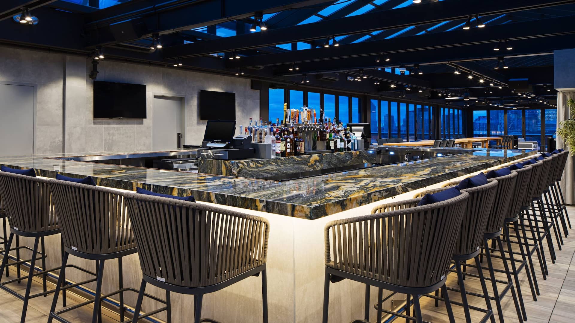 Hyatt House Jersey City RoofTop Bar