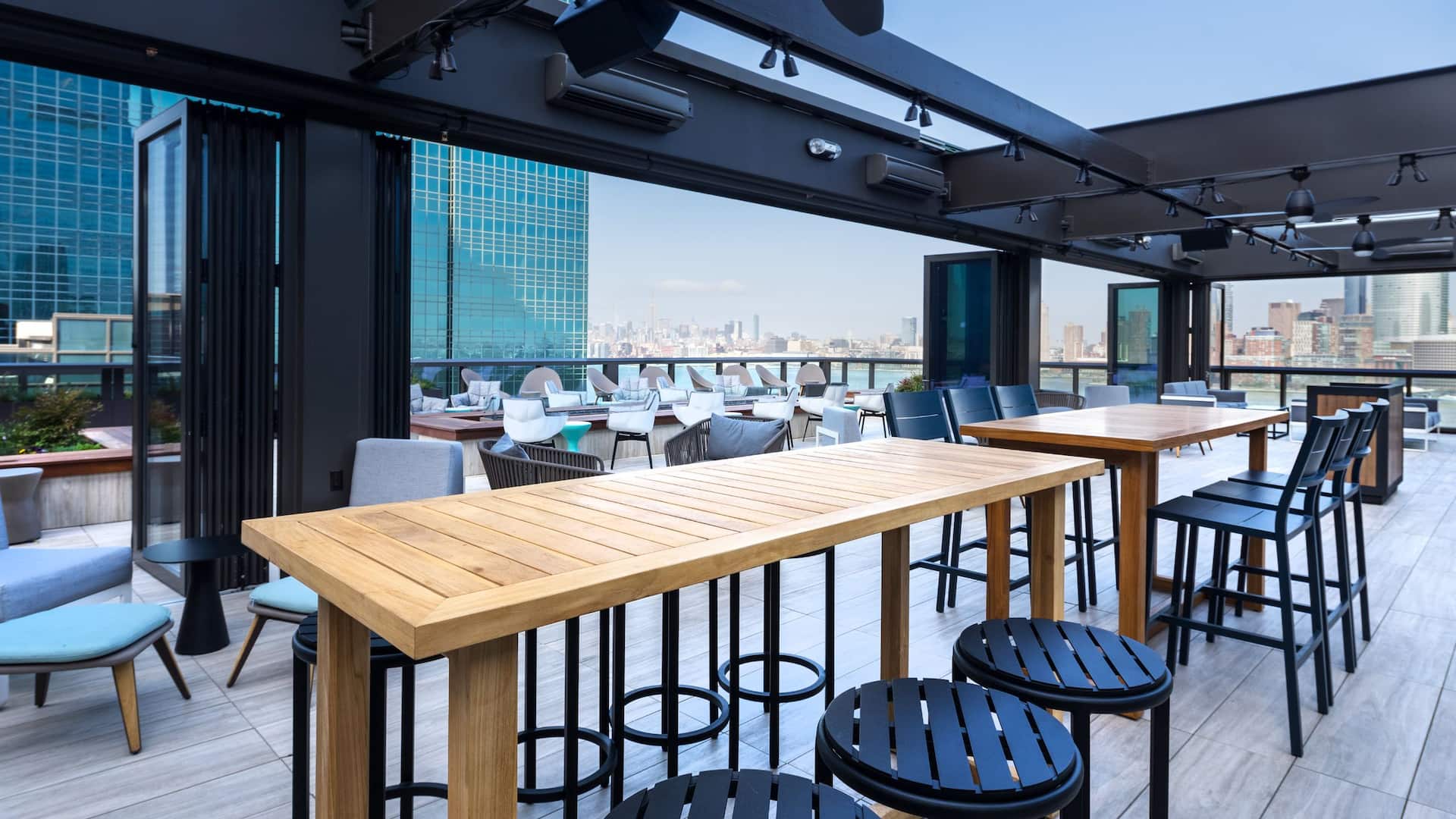 Hyatt House Jersey City Roof Top Roof Open