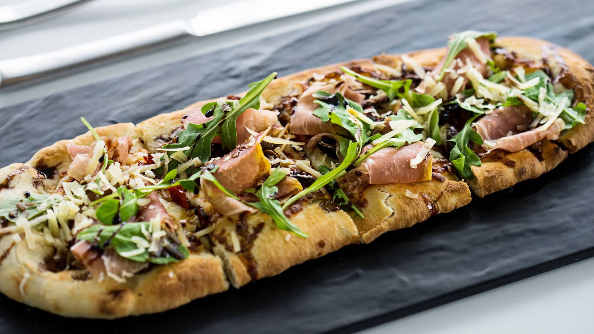 Hyatt House Jersey City Flat Bread Pizza