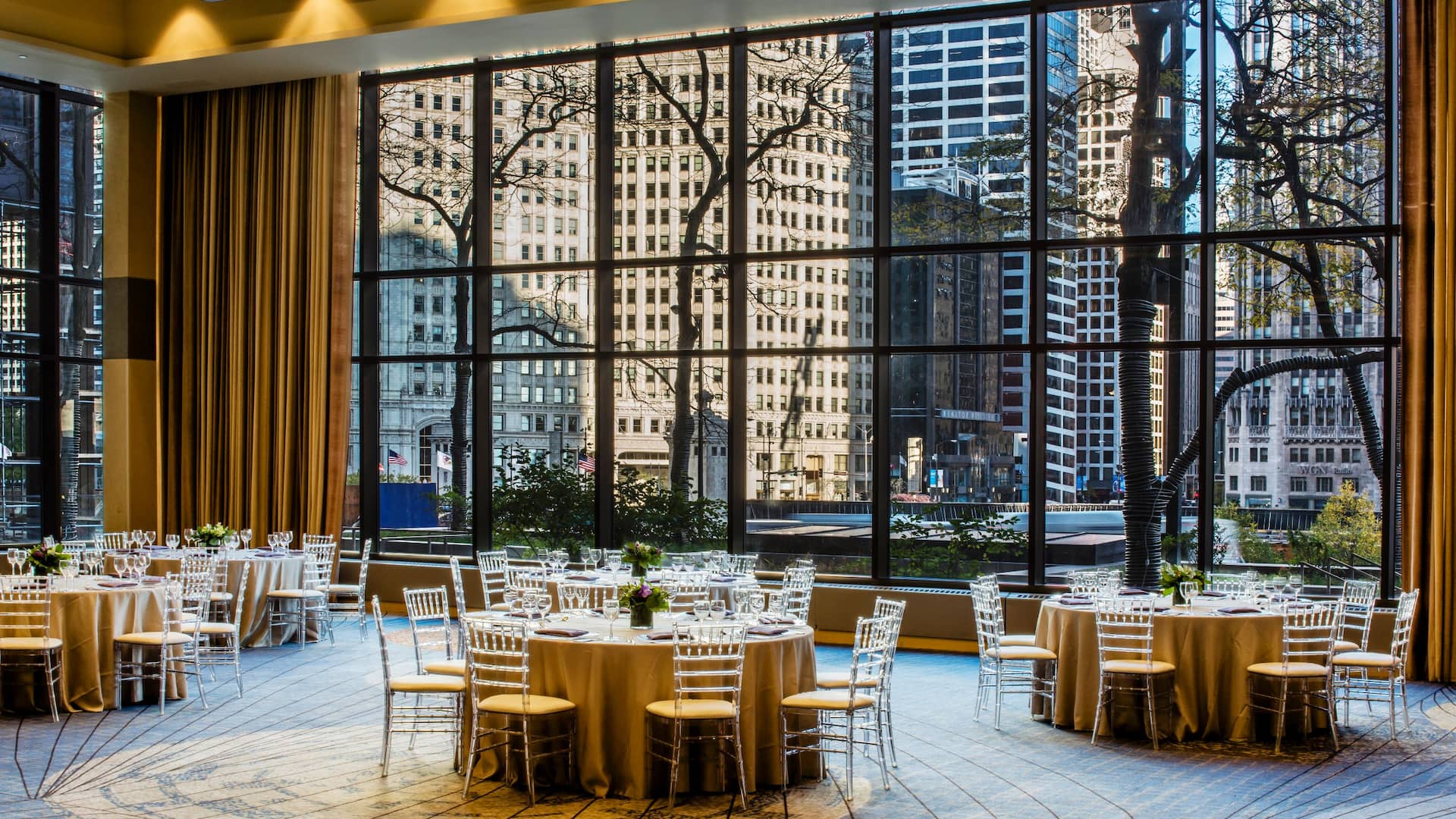 Hyatt Regency Chicago Crystal Ballroom Reception Angle