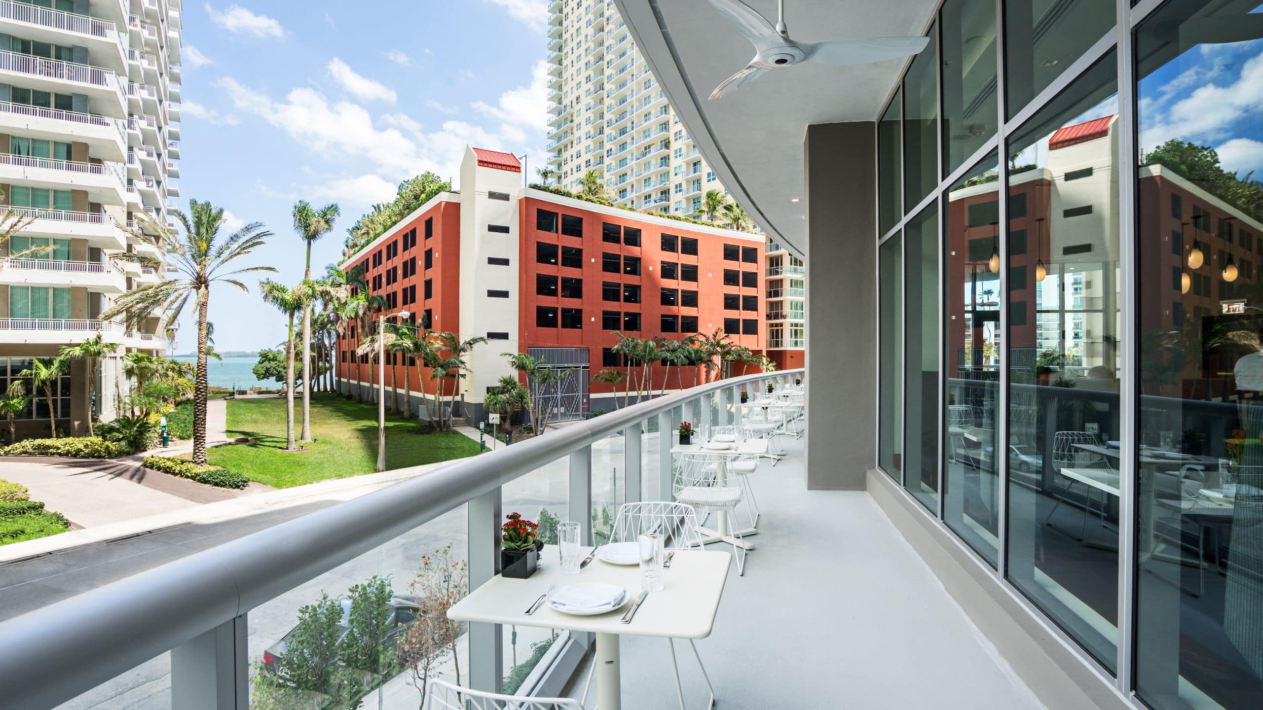 Hyatt Centric Brickell Miami Restaurant Patio Seating
