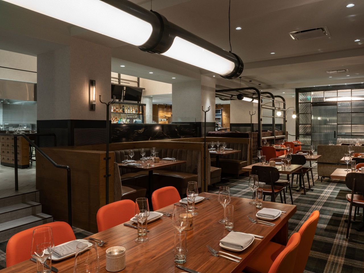 Denver Restaurants In Downtown Grand Hyatt Courier Interior