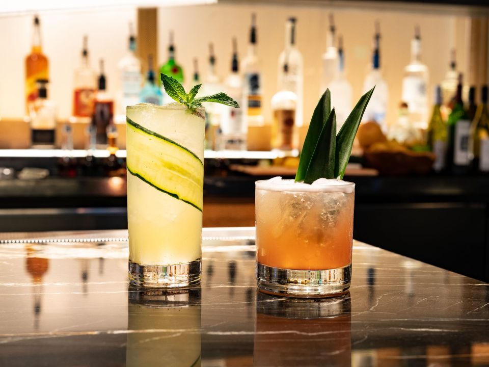 Courier Bar Two Cocktails