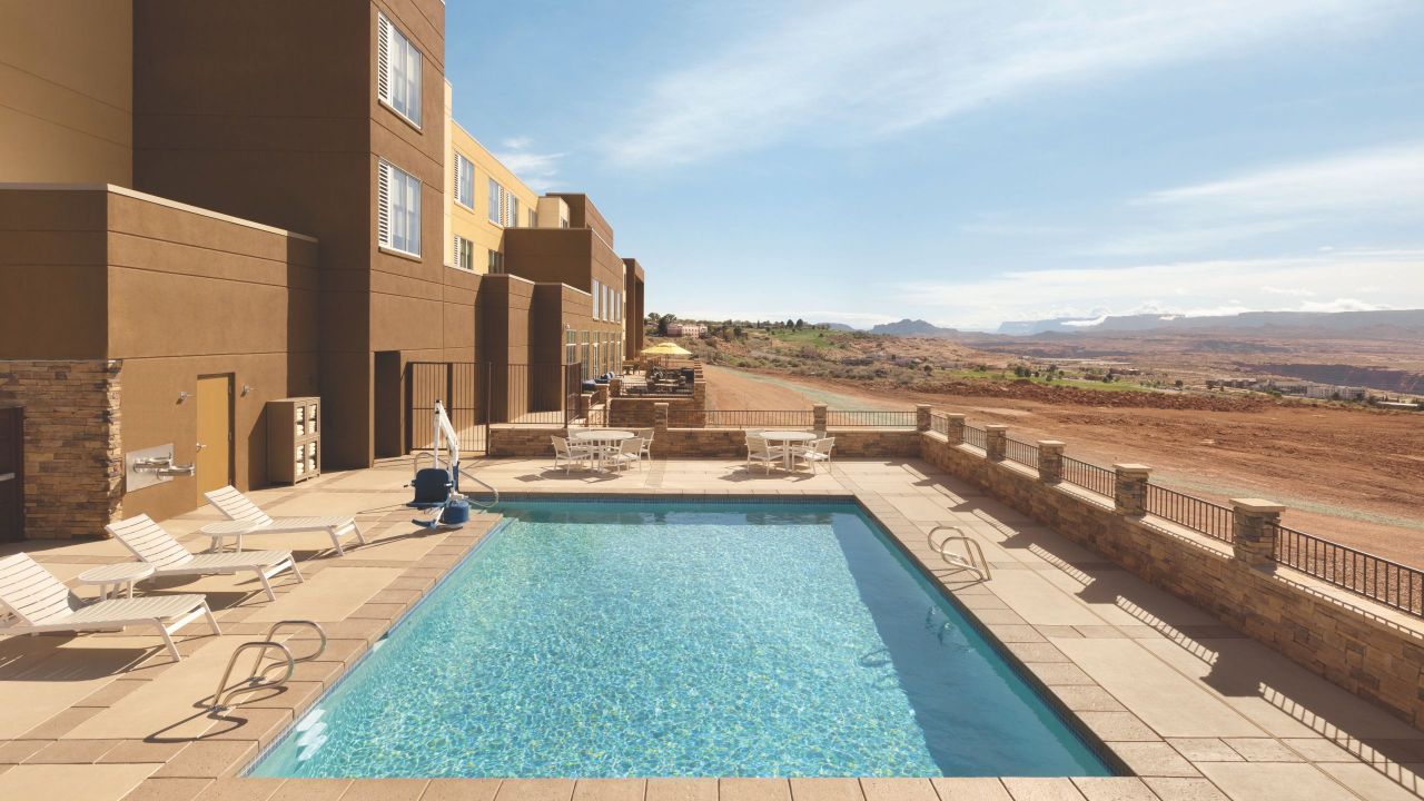 Page Arizona Hotel Near Horseshoe Bend Hyatt Place Lake Hyatt Place Page Lake Powell Outdoor Pool