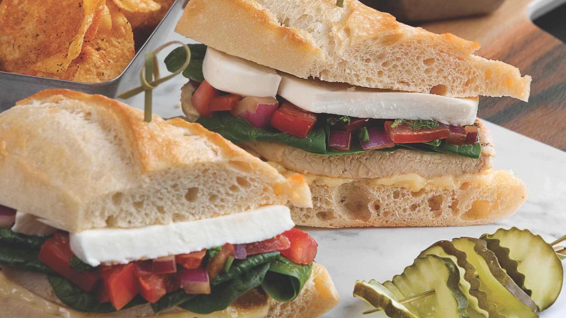 Hyatt Place Page / Lake Powell Caprese Sandwich