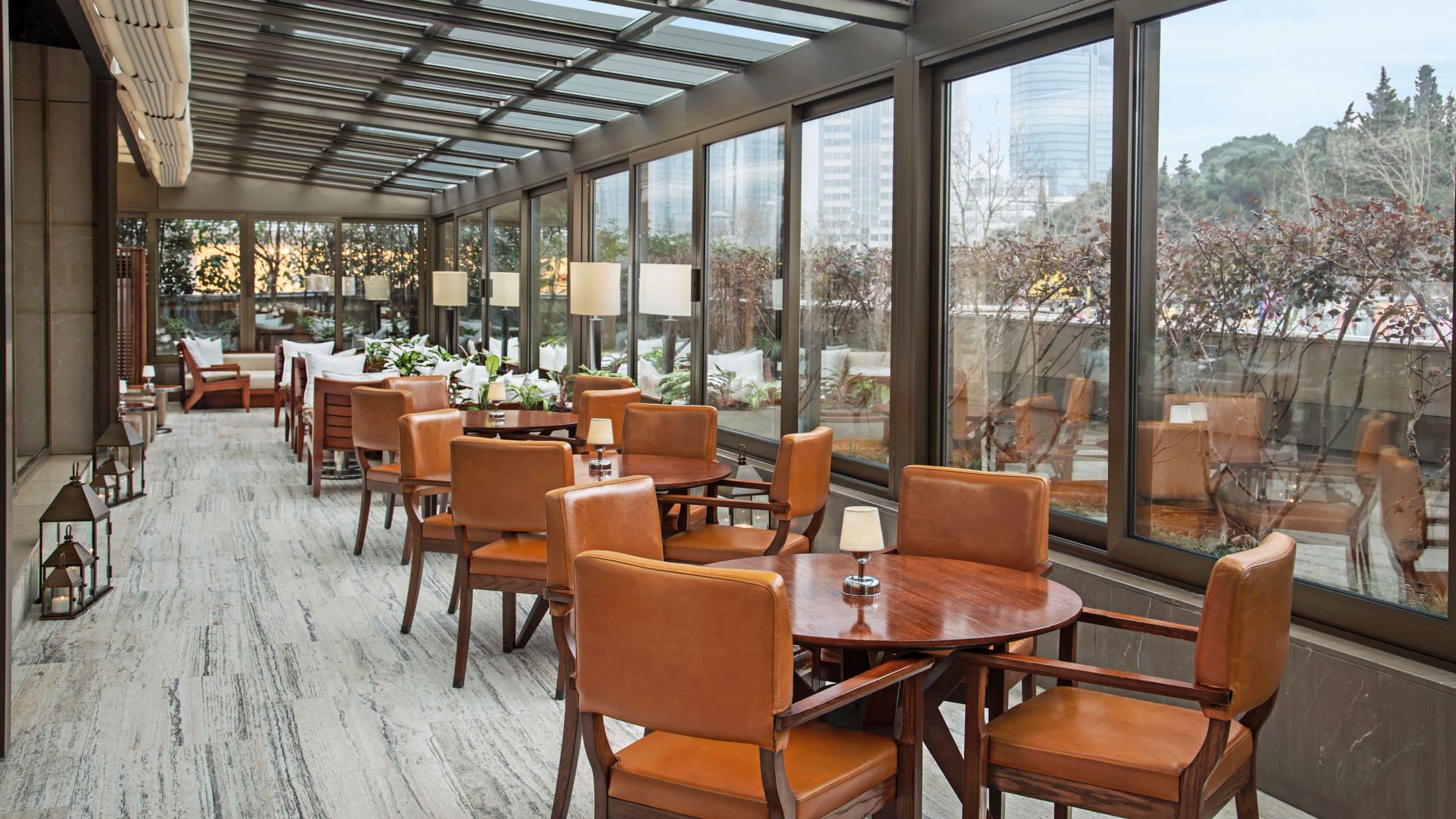 Hyatt Centric Levent Istanbul Gold Lounge Terrace Day