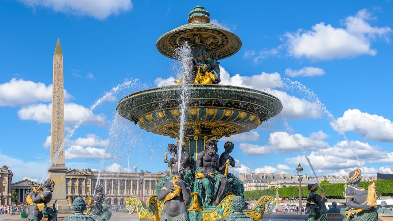 Things to do in Paris - Place de la Concorde Fountain - near Hotel du Louvre