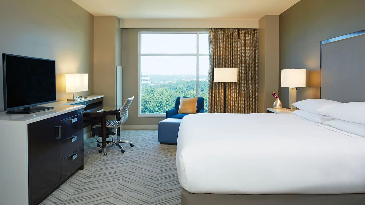 King Room Hyatt Regency Atlanta Perimeter at Villa Christina