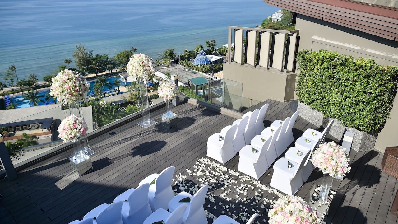 Hyatt Regency Phuket Resort Wedding Ceremony Regency Suite Terrace