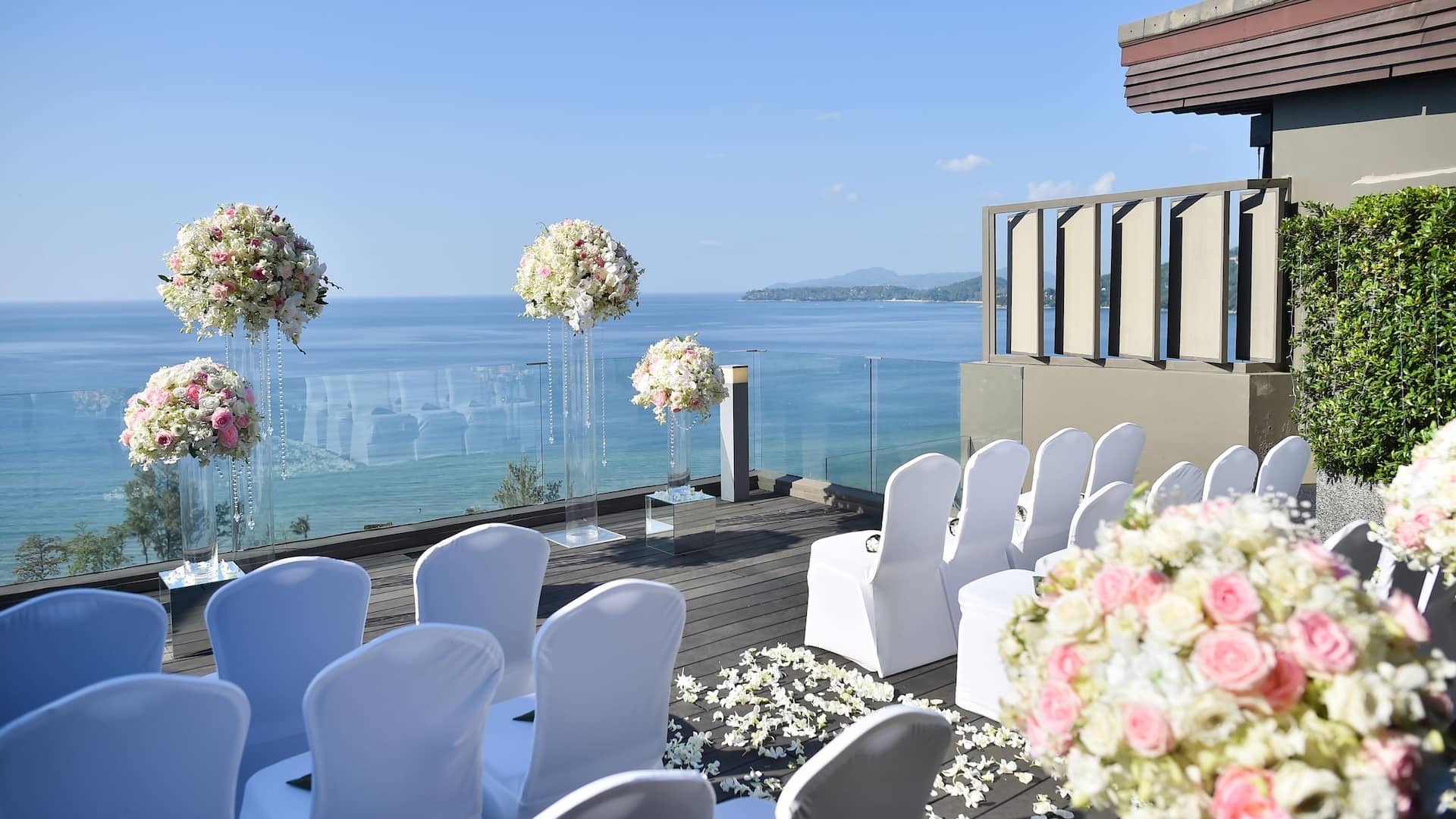 Hyatt Regency Phuket Resort Wedding Ceremony Hilltop Regency Suite Terrace