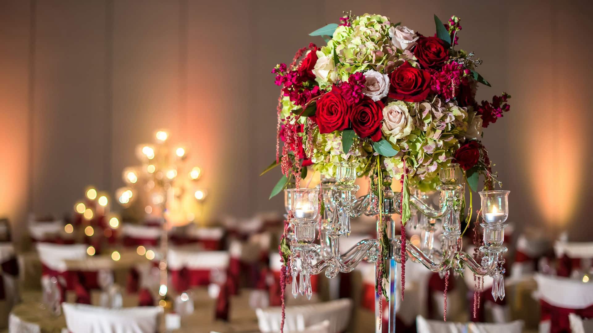 1 of 3 Hyatt Regency Houston Red and White Wedding