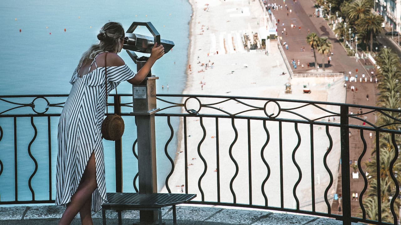 Things to do in Nice - View of City of Nice Promenade des Anglais - Hotel Hyatt Regency Nice