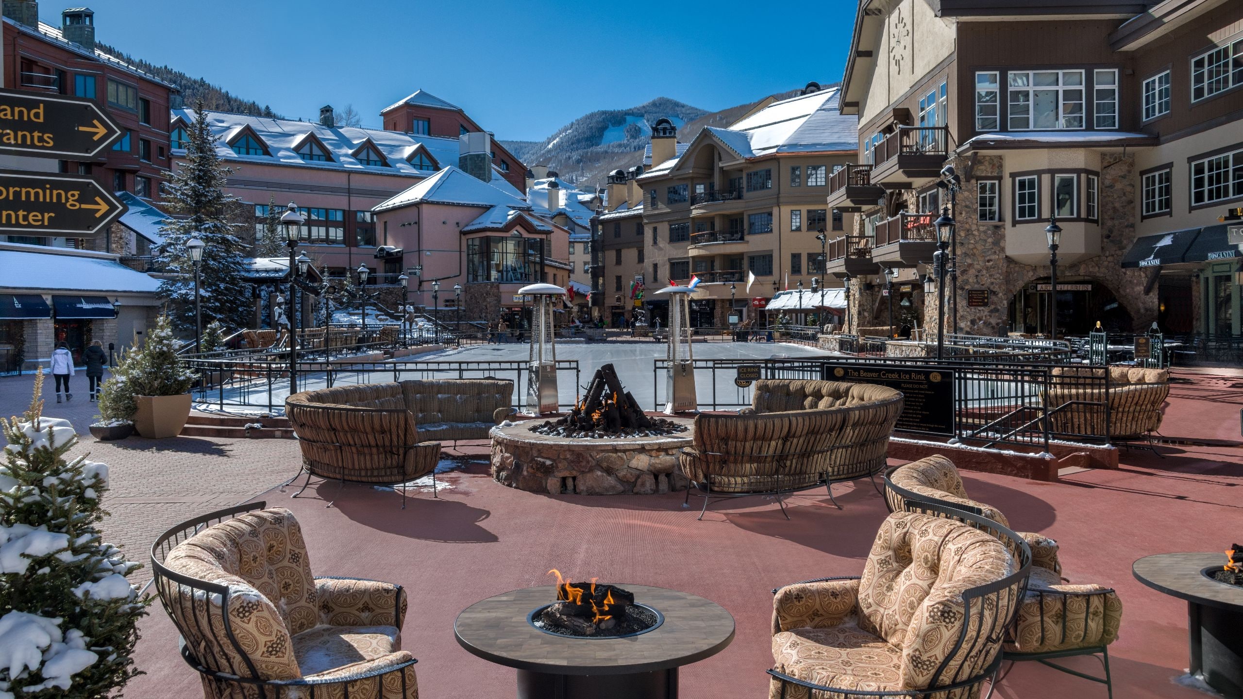 Offers Hyatt Residence Club At Park Hyatt Beaver Creek   Hyatt Residence Club At Beaver Creek P002 Firepit.16x9 