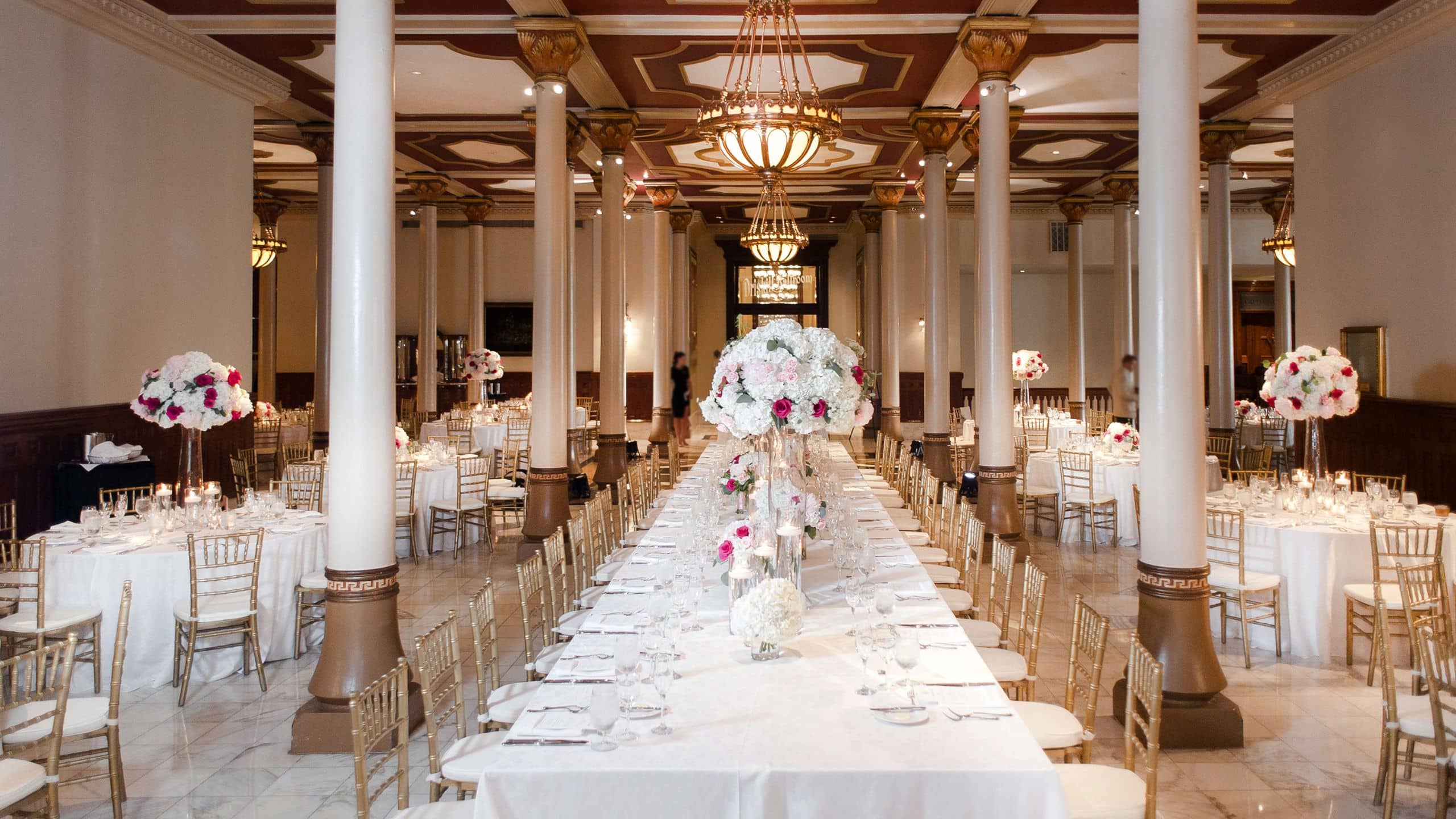 1 of 3 The Driskill Wedding Reception Table