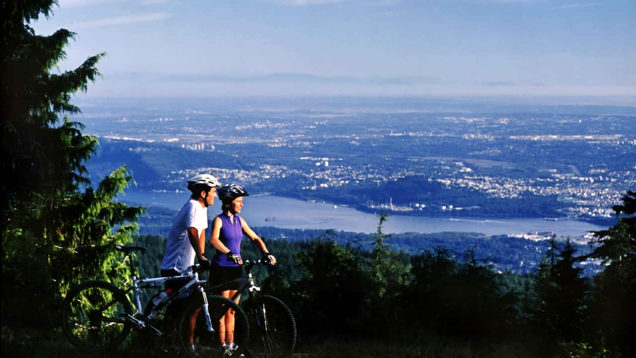 Biking at local Mountain 