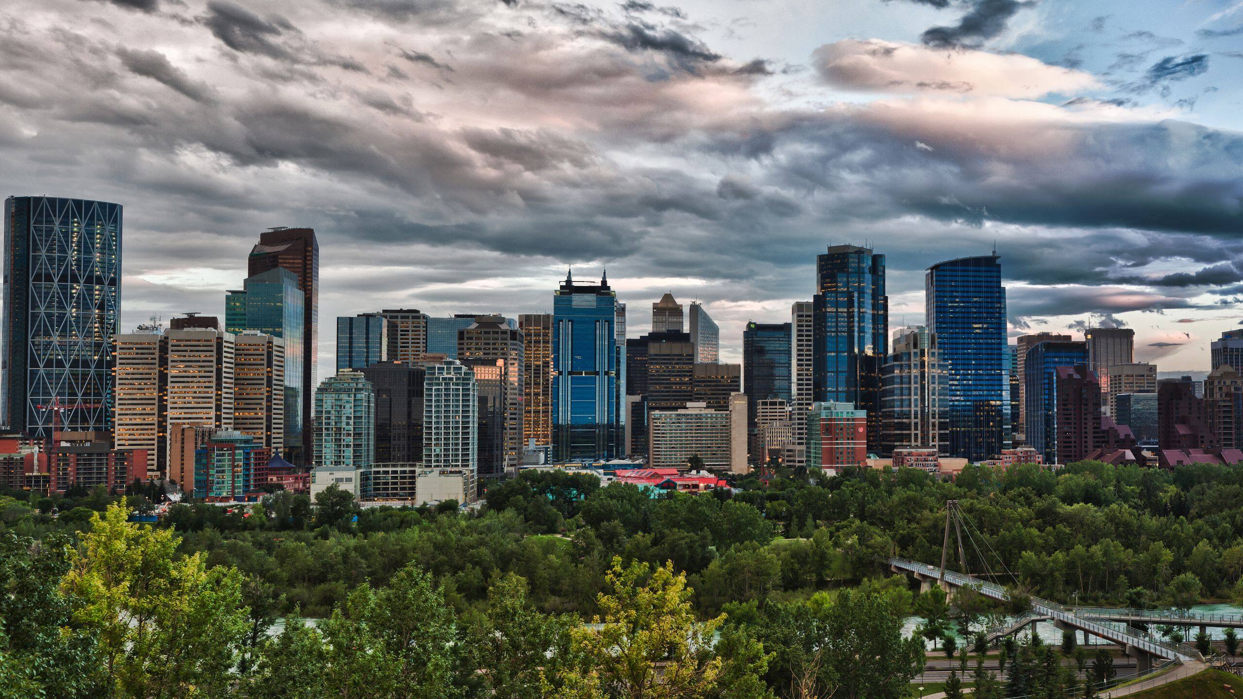 Hyatt Regency Calgary Skyline Panorama