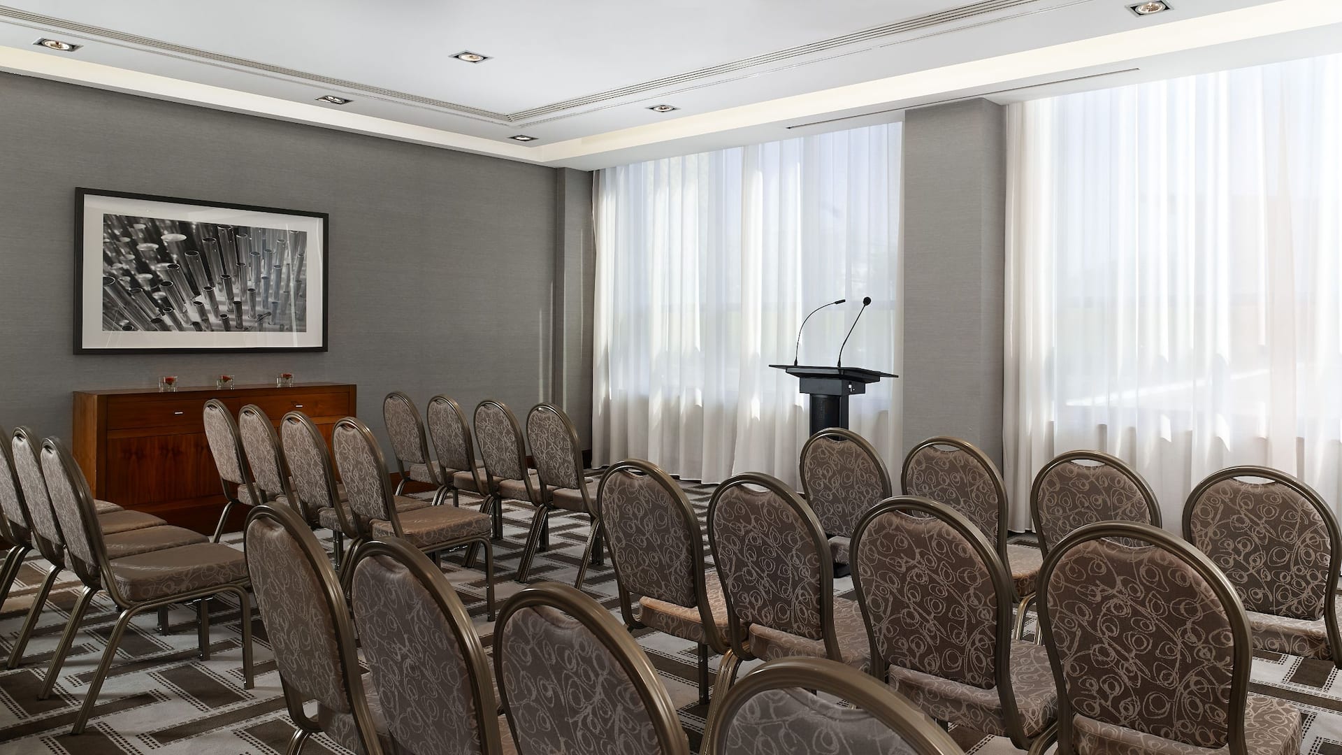 Meeting room setup at Hyatt Regency Birmingham