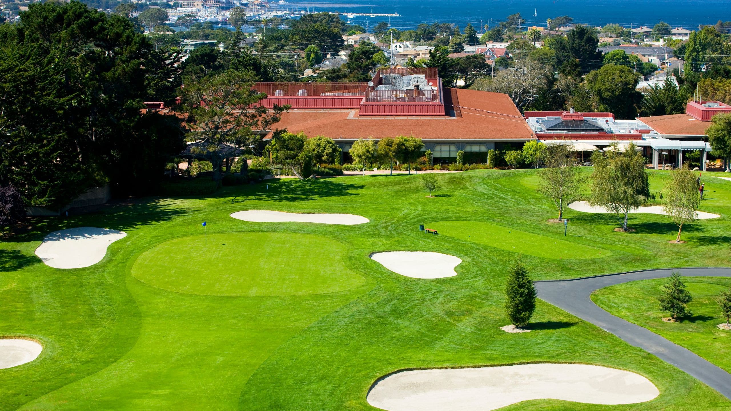 Hyatt Regency Monterey Hotel and Spa on Del Monte Golf Course Exterior Arial