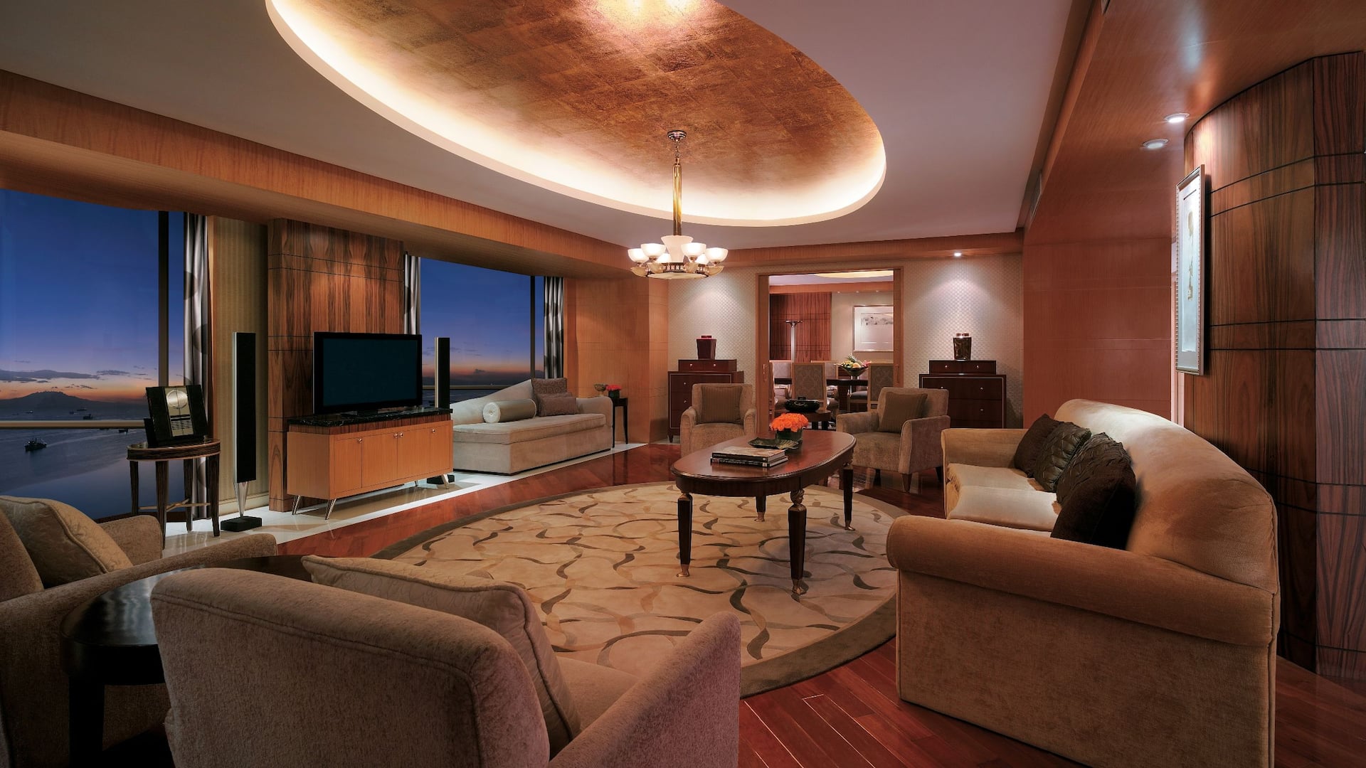 Hyatt Hotels Presidential Suite Living Area